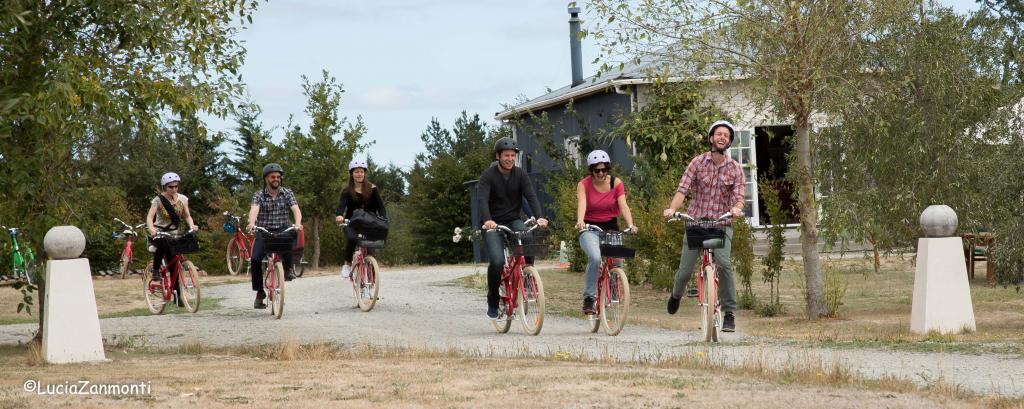 Cycling the vines with friends in Martinborough New Zealand