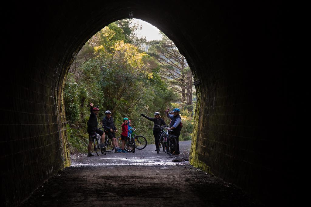 Summit Tunnel is 480 metres long, make sure you take your lights