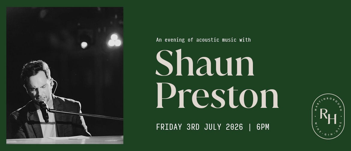 An Evening of Acoustic Music with Shaun Preston