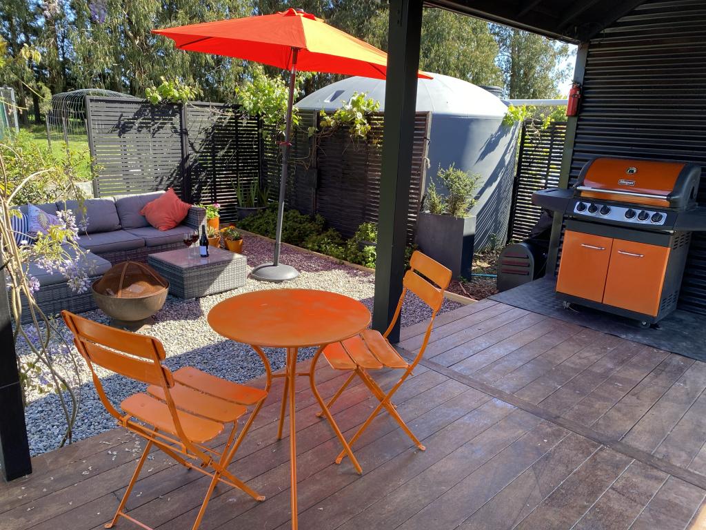 Outdoor seating areas and BBQ