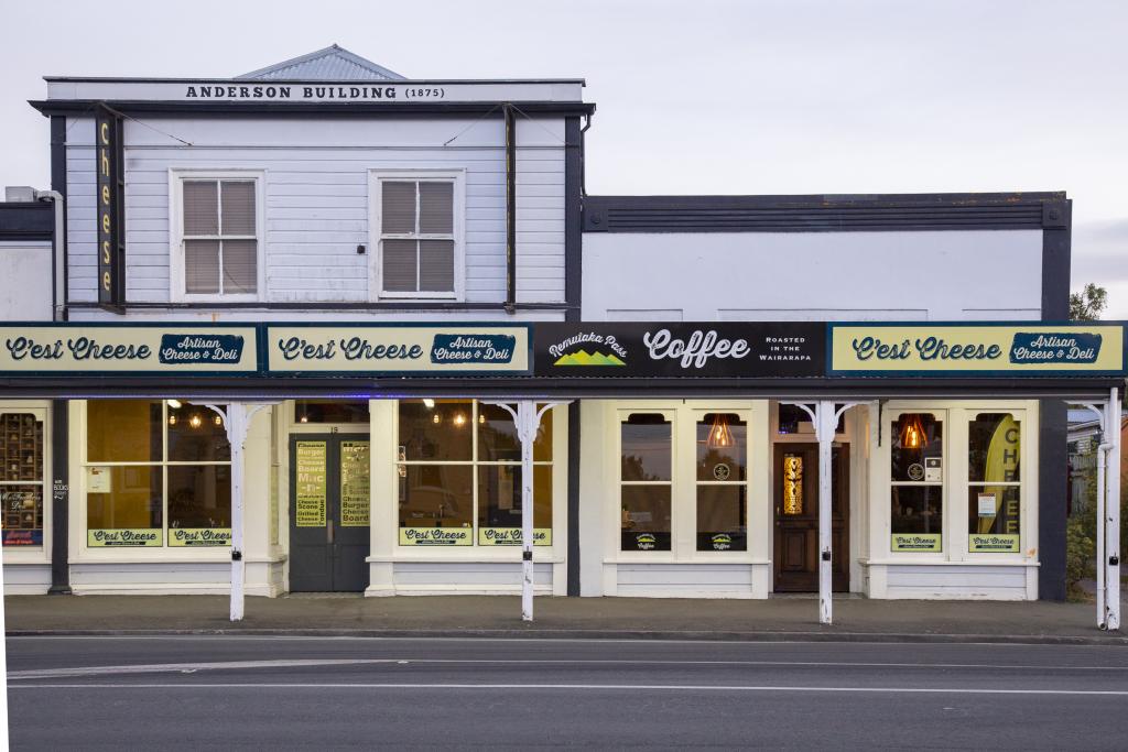 Ces't Cheese, a compulsory stop for creamy goodness when you ride into Featherston