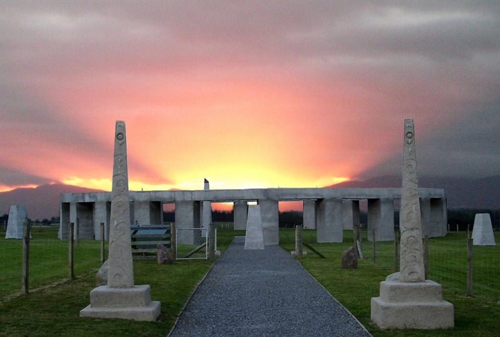 Sunset at Stonehenge Aotearoa