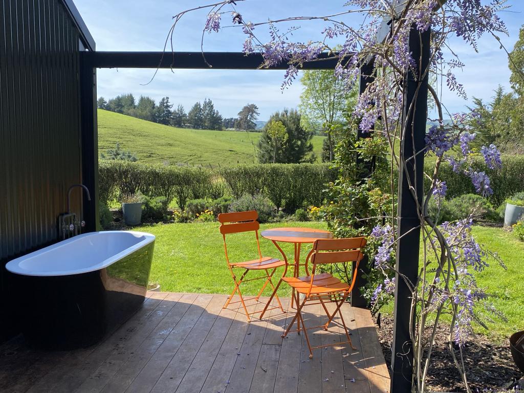 Outdoor bath and seating