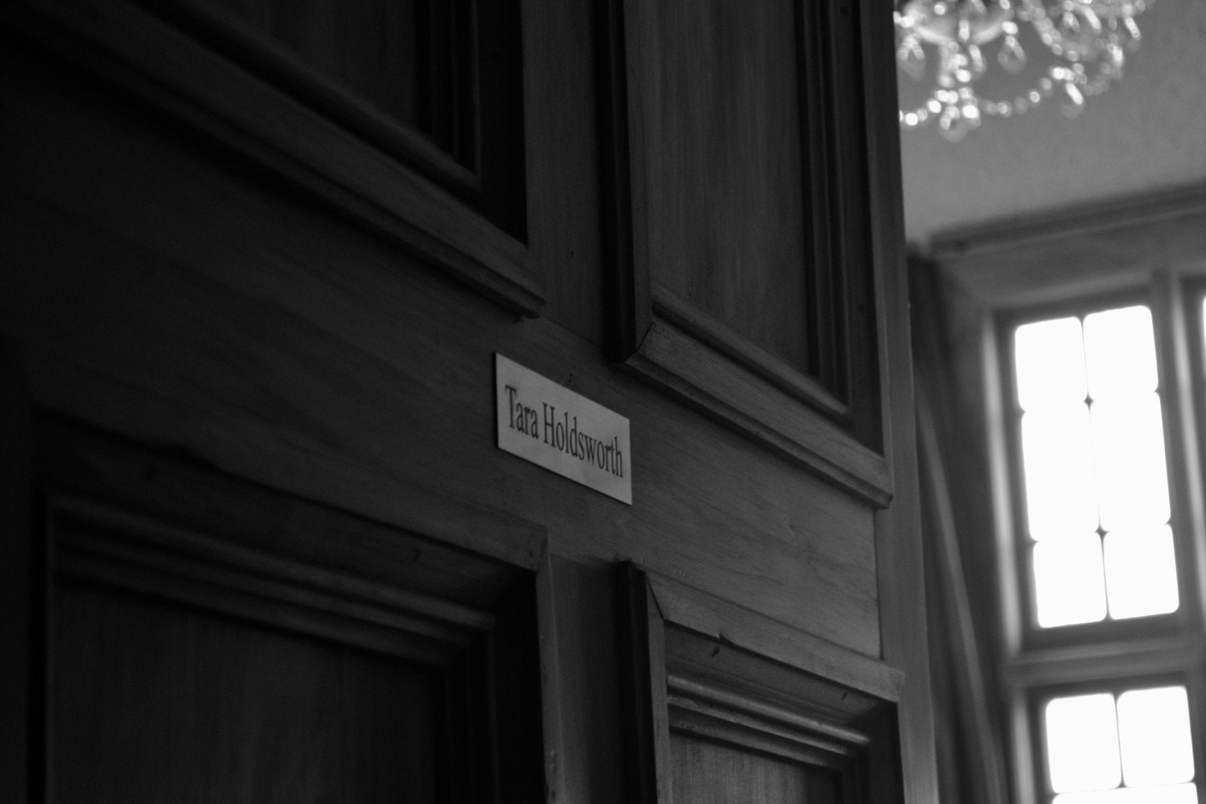 Entrance into one of the five bedrooms 