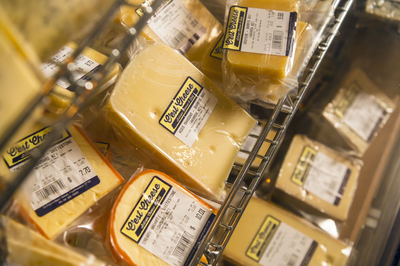 A package of cheese close-up