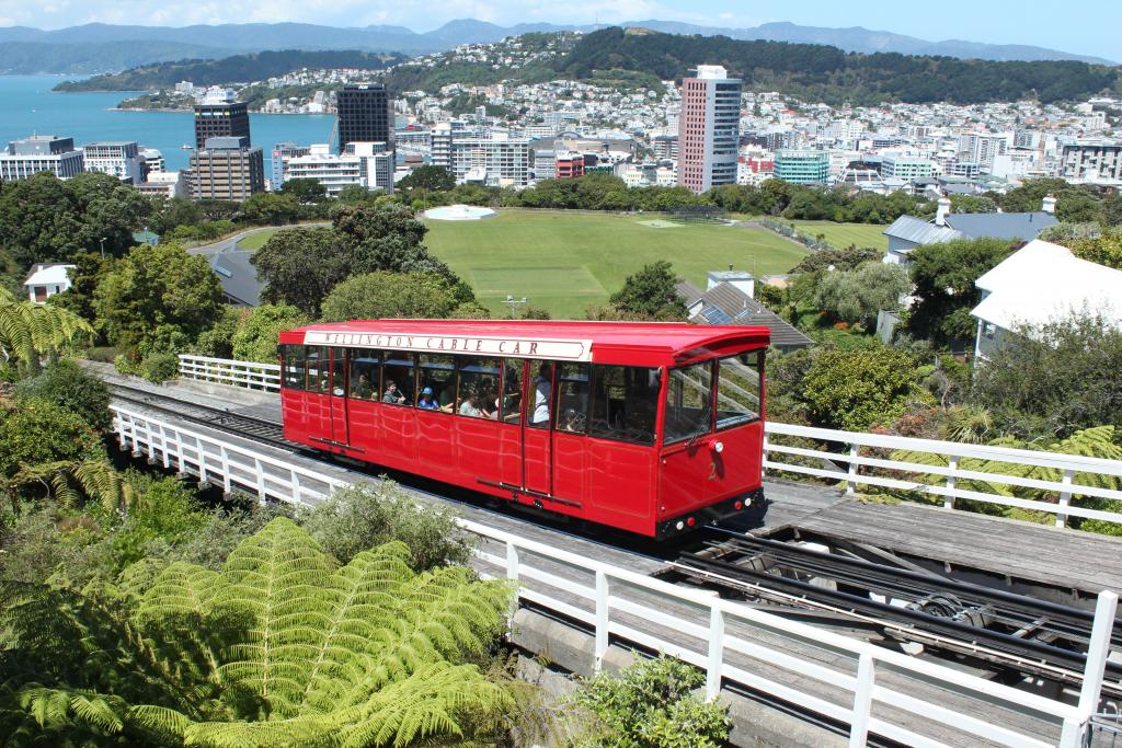 The iconic Wellington Cable Car.
