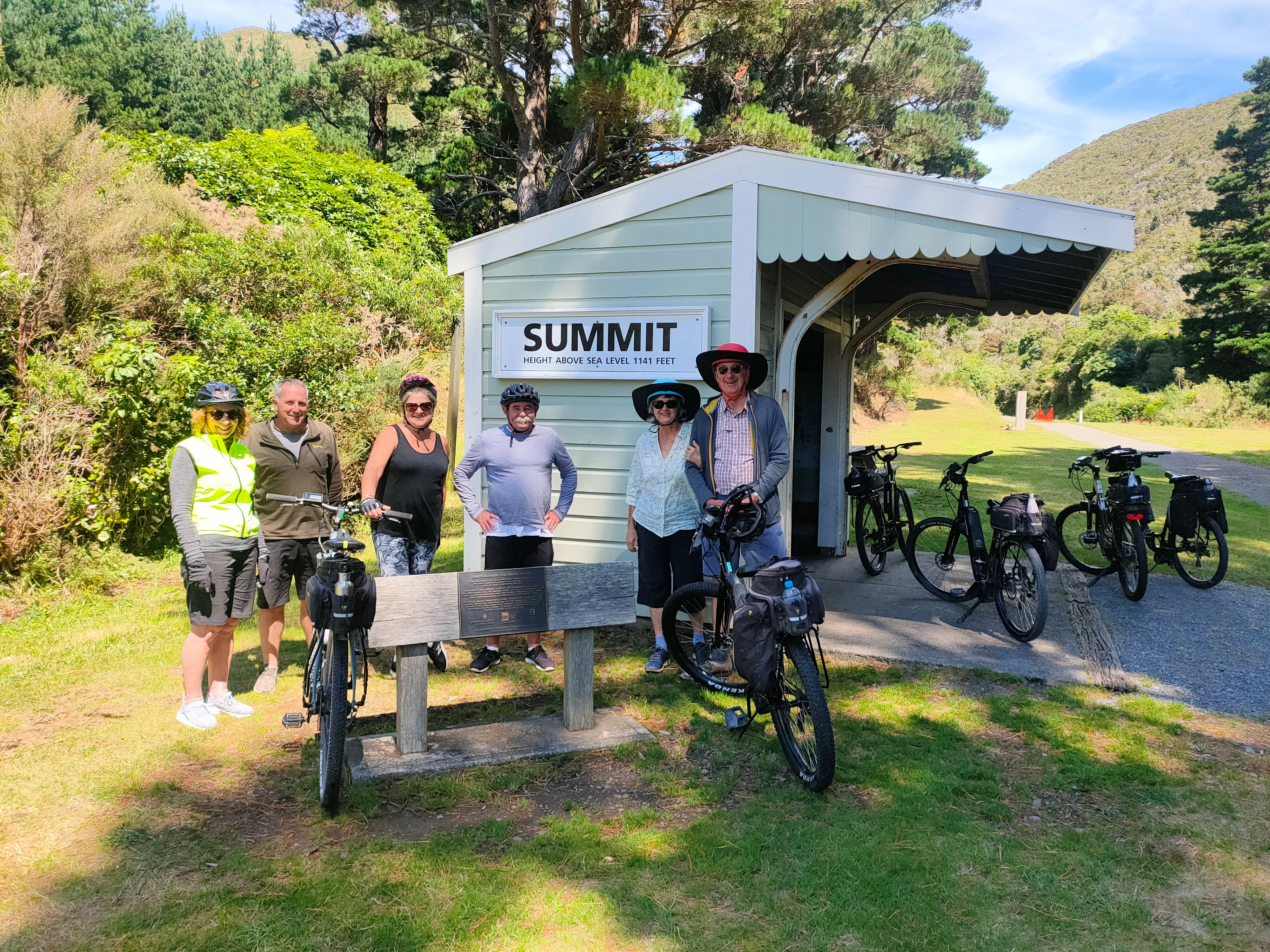 Remutaka Summit Station - a welcome lunch break.