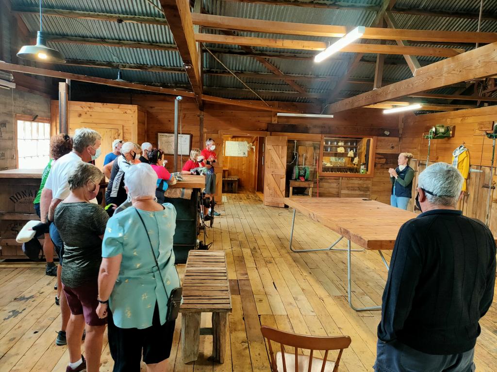 A visit to the woolshed at Palliser Ridge