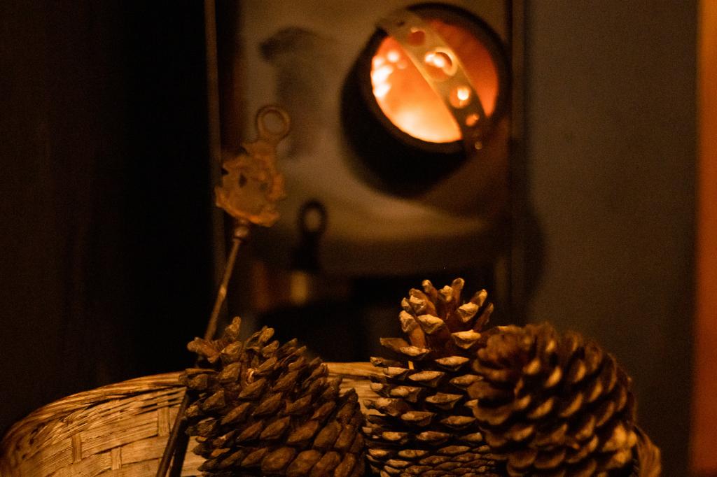 Enjoy winter and autumn evenings inside the cottages keeping toasty.