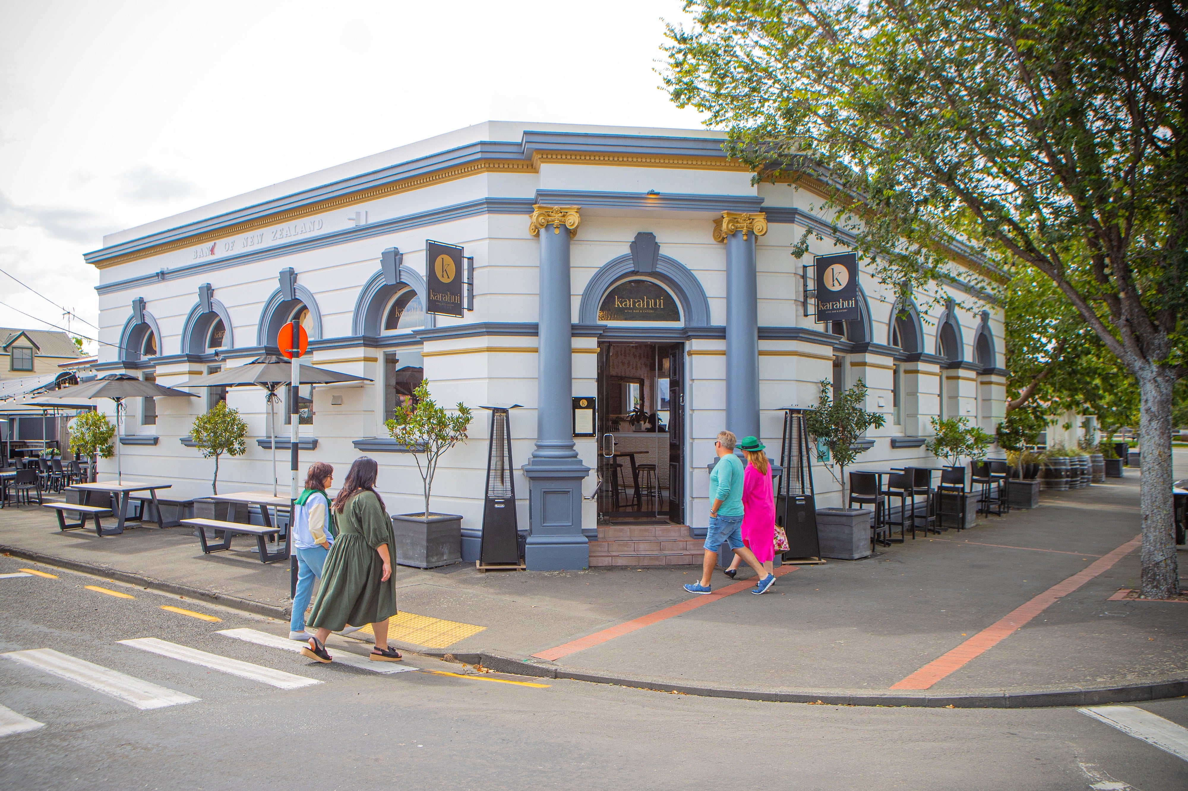 Outside view of the wine bar