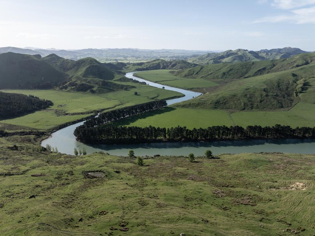 Whareama River views on Pōhatu Farm