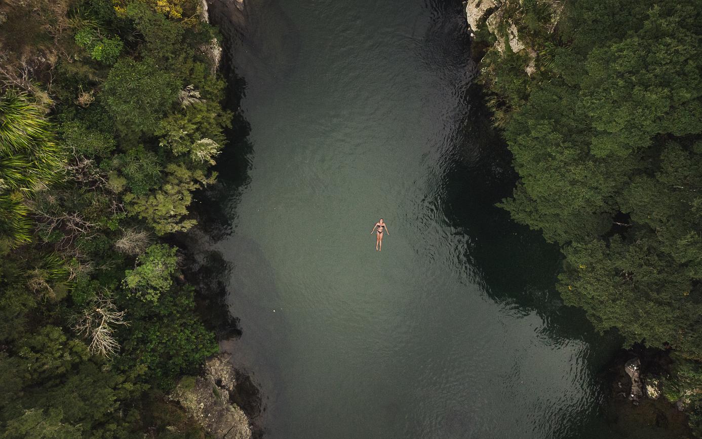 Float away your worries in a crystal clear river.