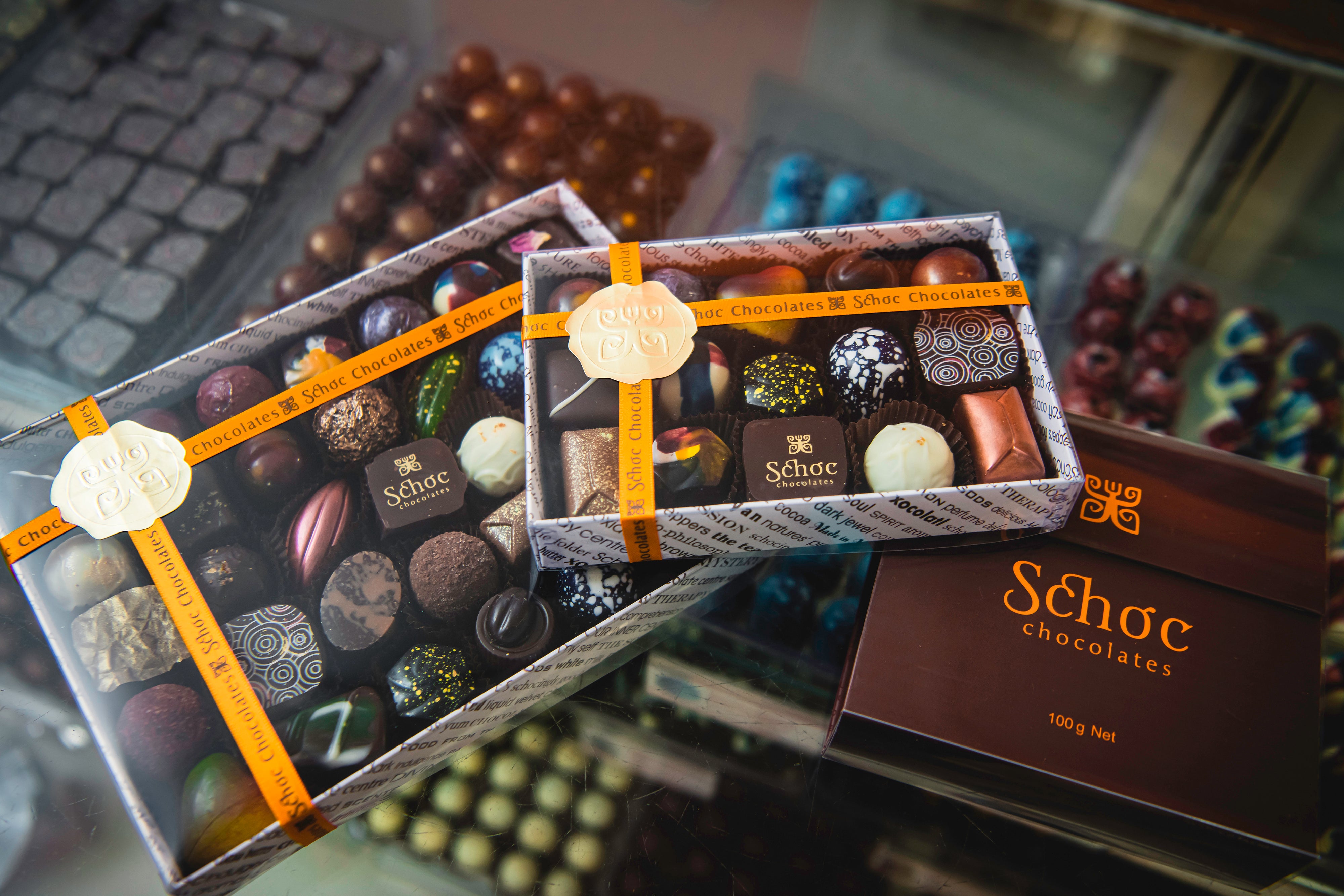 Packaged chocolates 