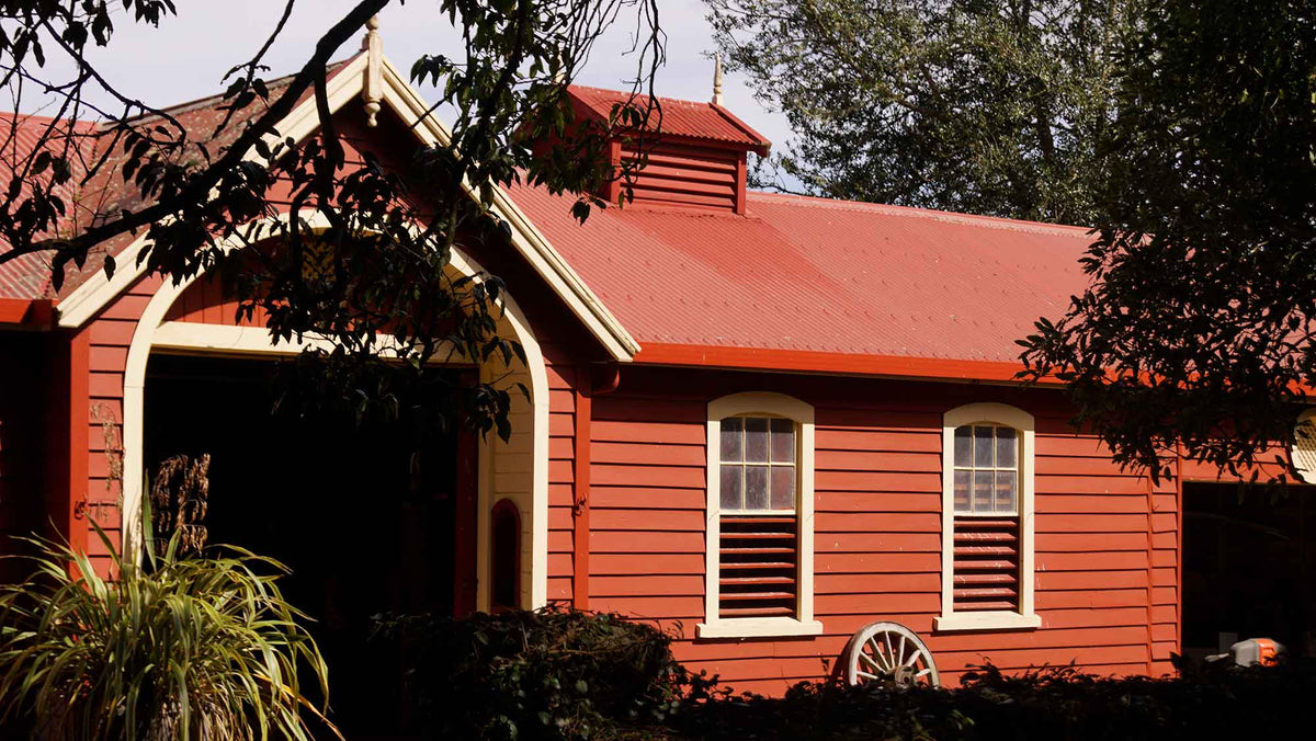 Old stables on a country homestead