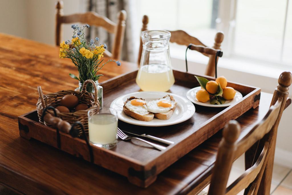 Self Catering Continental Breakfast Provisions included in room