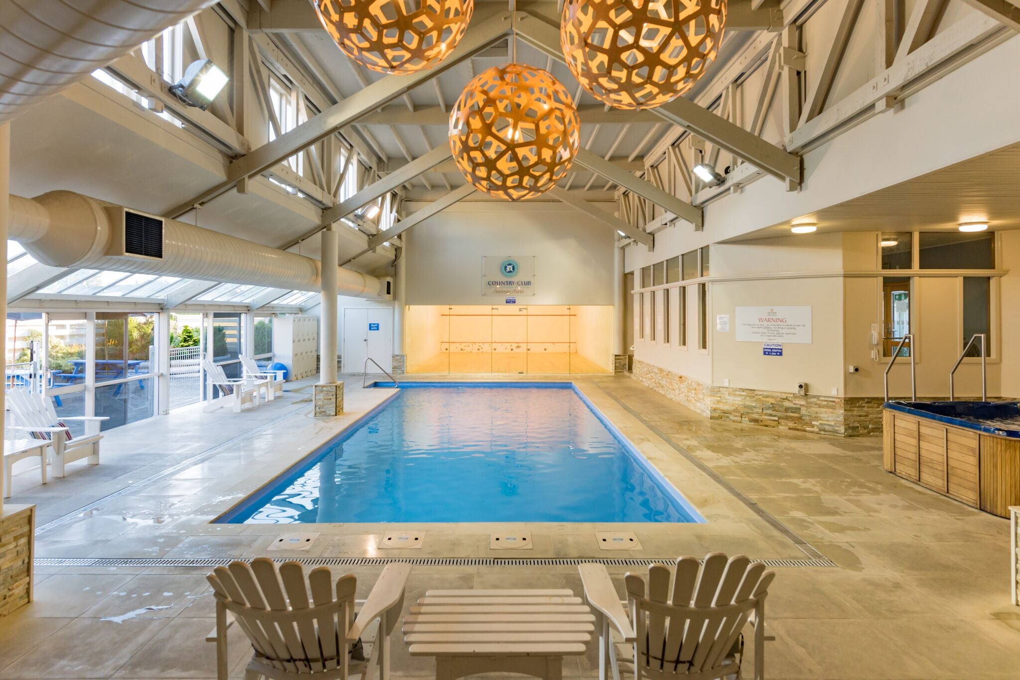 Indoor Pool and Squash Court