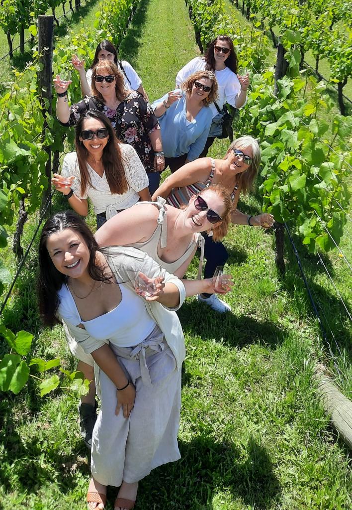 Wine tasting group