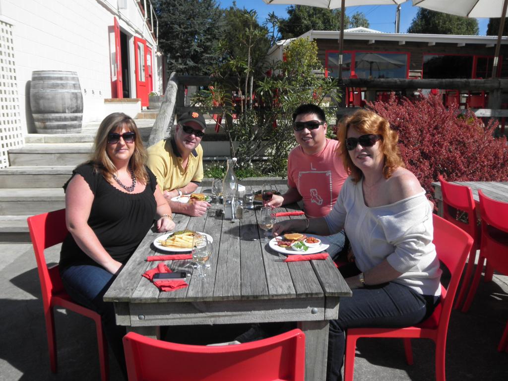 Lunch at Margrain Winery, Martinborough 