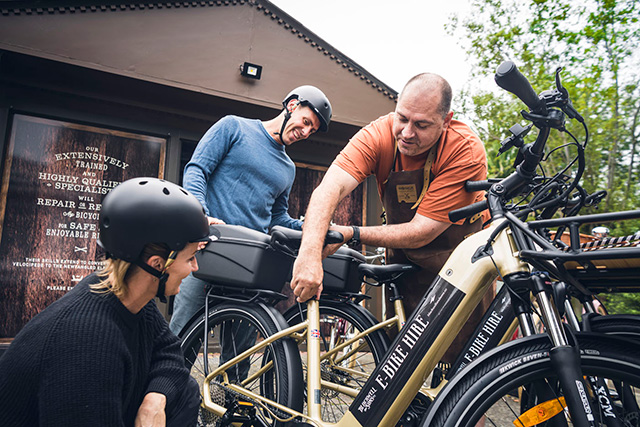 Hire e-bikes from Blackwell & Sons